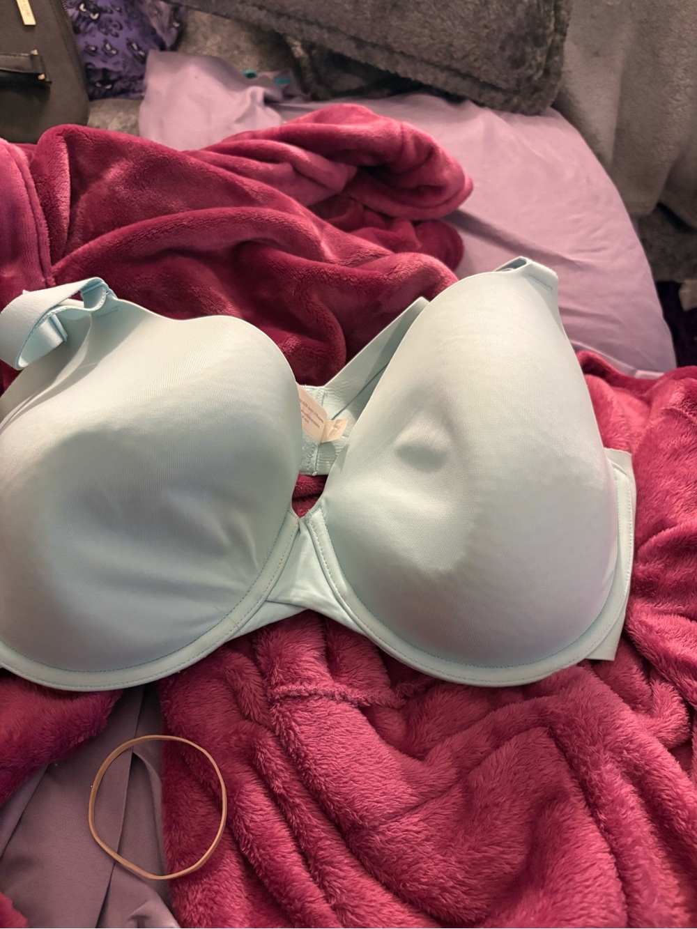 Cacique Light Blue Molded T-Shirt Bra